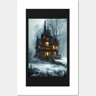 Witch House In Winter 02 Posters and Art